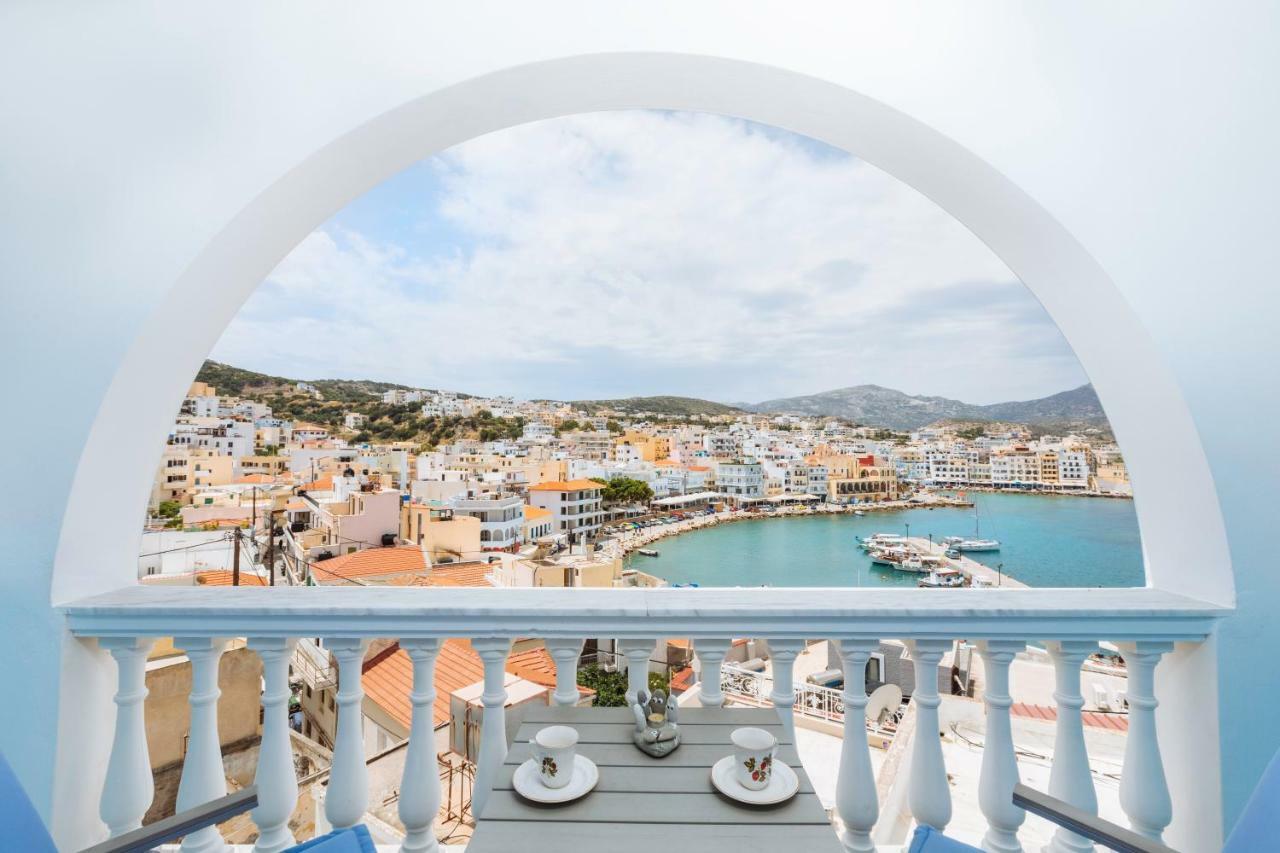 Ferienwohnung Gorgona Blue Studiο Karpathos Exterior foto