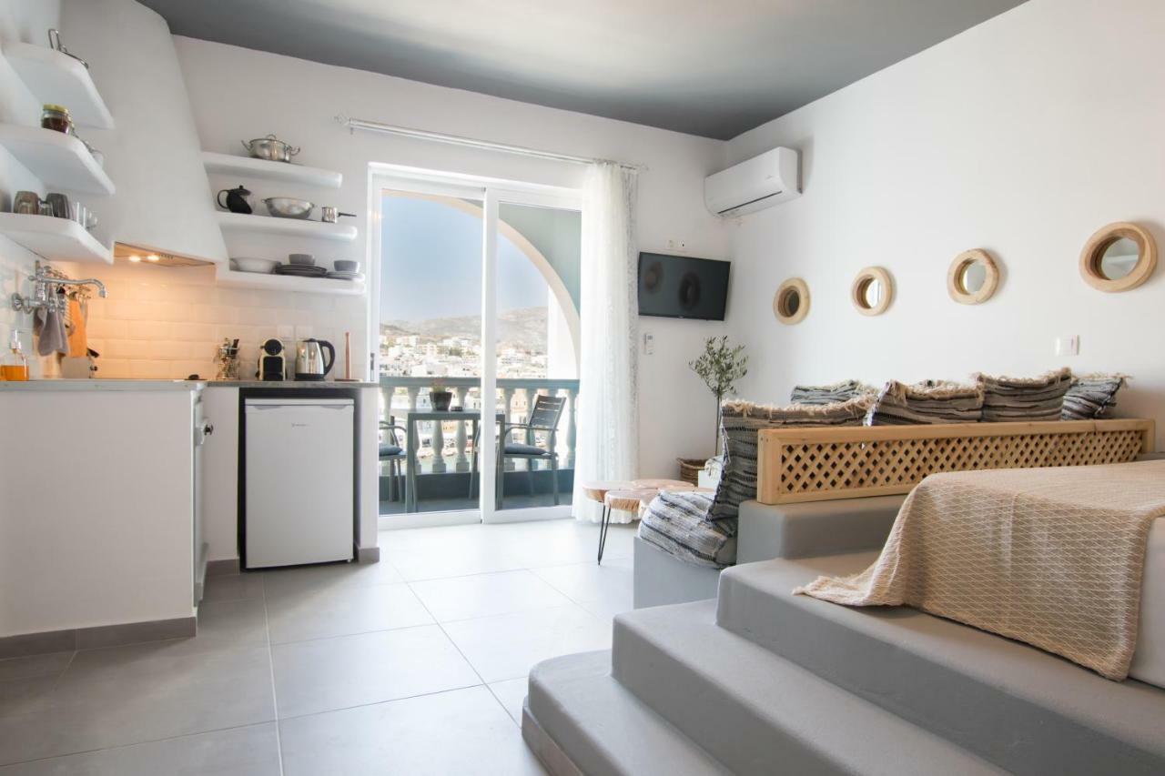 Ferienwohnung Gorgona Blue Studiο Karpathos Exterior foto